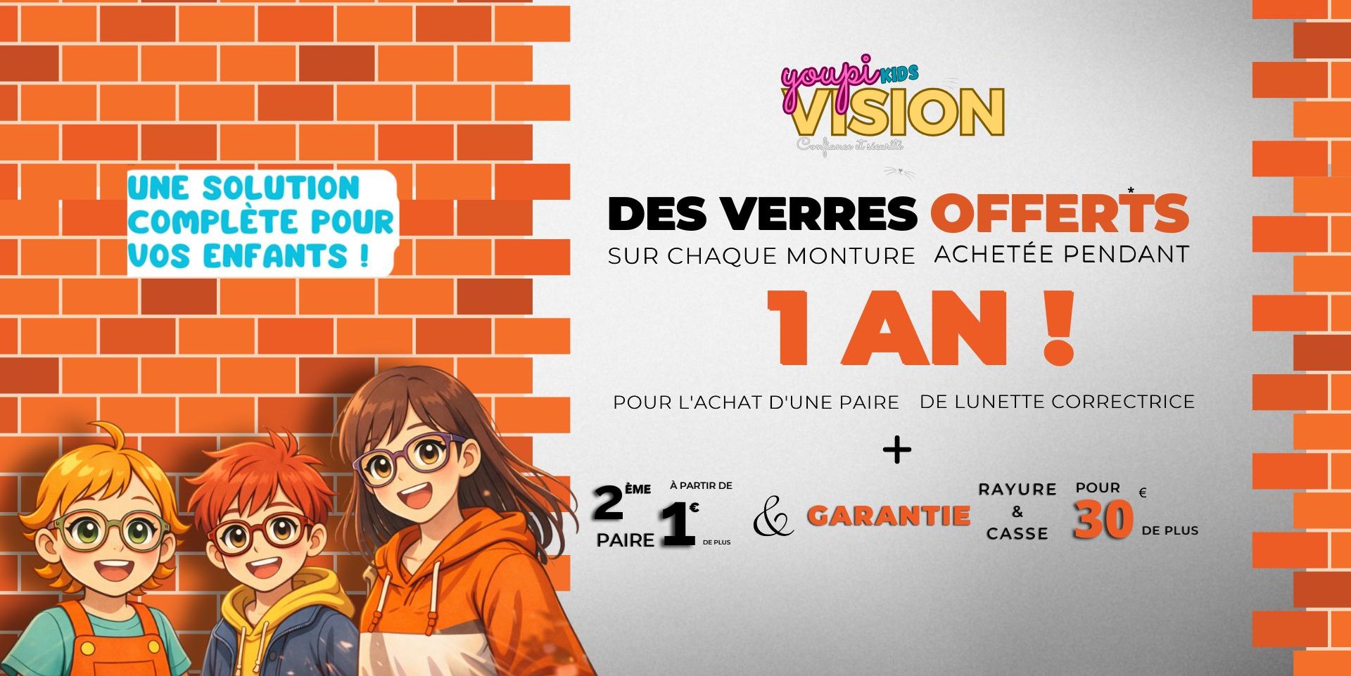 offre de lunettes enfant Youpi Vision Kids Igoville Serqueux